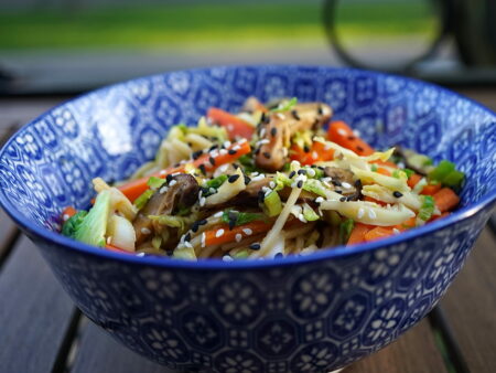 Chow mein aux légumes