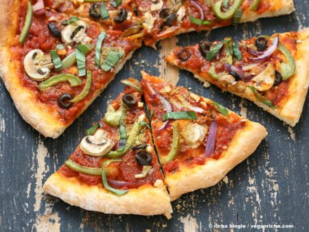 Pizza veggie